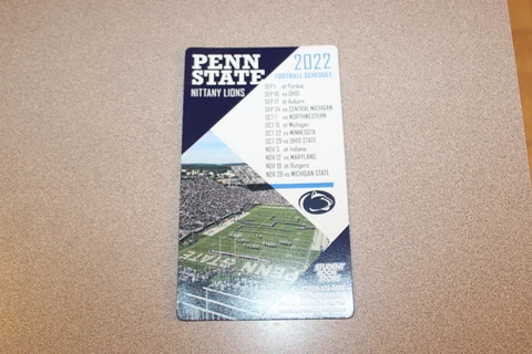 NEW 2022 Penn State Nittany Lions Football Schedule Magnet Cover