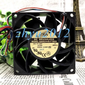 1pc ADDA AD0824VB-F7BDS 24V 0.95A 8038 8CM 4-wire Cooling Fan - Picture 1 of 3