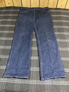 Vintage Levi's Jeans Men's 38x32 With A Skosh More Room Denim Leather Patch Tab - Picture 1 of 14