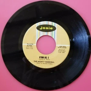 The Mighty Hannibal – 'Hymn No. 5 / Fishin' Pole' 7" Single 1966 USA Josie VG+ - Picture 1 of 1