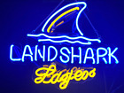 20"X16" Landshark Lager Beer Neon Sign Real Glass Neon Sign Home Decor US Stock