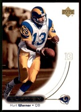 2000 Upper Deck Ovation Kurt Warner Football Cards #48