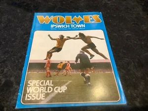 Wolves v Ipswich Town football programme - Div 1 - 27/2/1982 - Picture 1 of 2