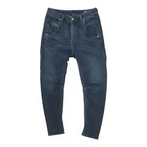 Diesel Fayza Womens Blue High Rise Cropped Skinny Jeans | Vintage Designer Denim - Picture 1 of 3