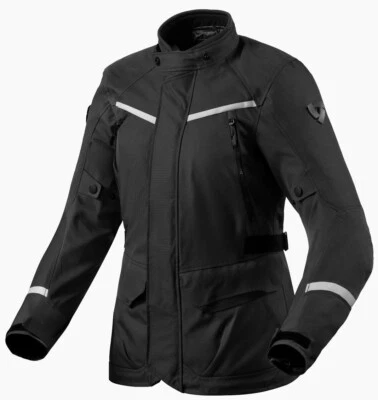 GIACCA DONNA JACKET MOTO REV'IT REVIT VOLTIAC 3 H2O LADIES BLACK TG 34 38/XS - Immagine 1 di 2