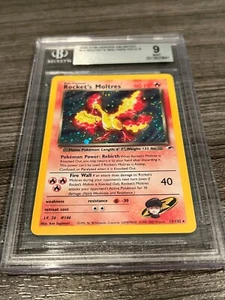 Rocket’s Moltres Holo - 2000 Gym Heroes – BGS 9 - (PSA/CGC) - Picture 1 of 1