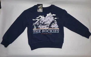 Art Class The Rockies Sweater Size XS 4/5 Navy Blue - Picture 1 of 5