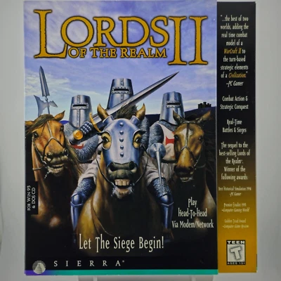 Lords of the Realm II, 1996, Big Box, New & Sealed - Image 1 of 4