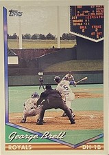 1994 Topps #180 George Brett Kansas City Royals Baseball Card