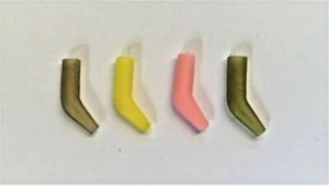 MOD X HOOK KICKERS PINK / YELLOW / GREEN / BROWN FOR CARP RIGS ,SPINNER, RONNIE - Picture 1 of 5