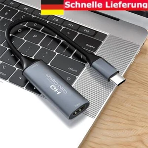 HDMI-Compatible To USB-C Video Capture Card 4K 30Hz for PC Game Live Streaming - Photo 1/11