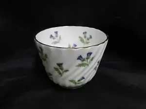 Aynsley 15287, Purple Thistle: Mini Open Sugar Bowl, 2 7/8" x 2 1/4" Tall - Picture 1 of 4