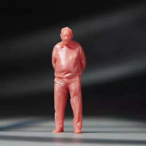 1/43 Scale Miniatures Figures Stand Kind-hearted Old Man for Car Model Vehicles - Picture 1 of 5