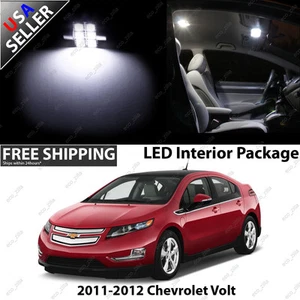 Chevrolet Chevy Volt 4 Door Sedan White LED Interior Light Bulb Package - Foto 1 di 1