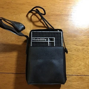 Vintage Nobility Solid State Transistor Radio With Case - Picture 1 of 9