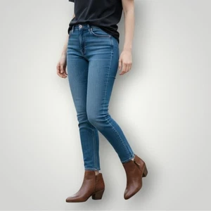 Stivaletti Frye Judith doppia zip in pelle marrone cognac 9,5 m tacco a blocco Wester - Foto 1 di 14