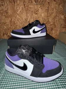 Nike Air Jordan 1 I Retro Low Court Purple - Größe 9 - Bild 1 von 16