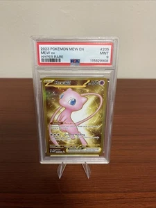PSA 9 Mew ex 205/165 Sv: Scarlet & Violet 151 Holo - Foto 1 di 3