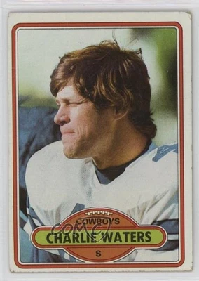 1980 Topps Charlie Waters #185 - Image 1 of 2