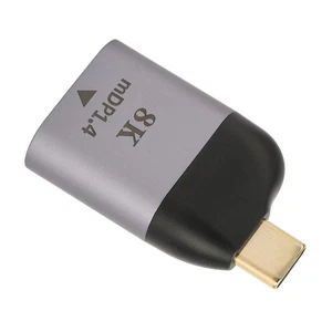 USB C To Mini DisplayPort Adapter Small Plug And Play 8K 60Hz Usb Type C Male UK - Picture 1 of 22