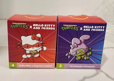 #3 DONATELLO y #4 RAPHAEL - NUEVO McDonald's Hello Kitty x TMNT Happy Meal 2025 Foto 1 de 4