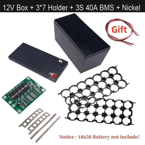 BMS 12V 3S 7P 40A Li-ion Battery Pack Kit DIY Case Holder for 18650 Power Wall # - Bild 1 von 25
