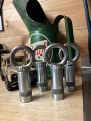 NUEVO Land Rover Serie 2 2a 3 ACERO INOXIDABLE Y SHERARDIZADO Puerta Superior Tuercas Foto 1 de 3