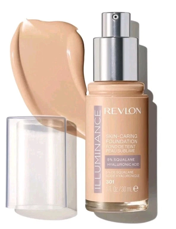 Revlon Illuminance Skin Caring Liquid Foundation 301 Beige Cool 1 oz. - Image 1 of 1