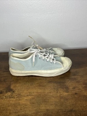 Converse Jack Purcell 1980's Made in USA size 5.5-6 Blue sneakers Shoes - Image 1 of 4