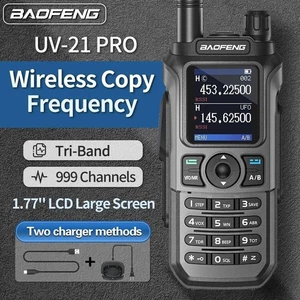 Coppia ricetrasmittenti Baofeng UV21 PRO V2 tribanda - Foto 1 di 7