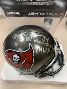 Dexter Jackson FIRMADO Tampa Bay Bucs MINI CASCO Automático GTP VSR4 SB XXXVII MVP - Imagen 1 de 1