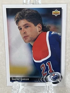 SHAYNE CORSON--1992-93 UPPER DECK--EDMONTON OILERS--FREE SHIPPING - Picture 1 of 2