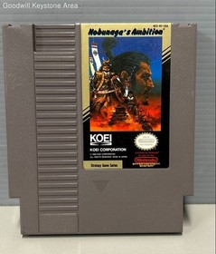 (F) Nintendo NES - Nobunaga's Ambition Game Cartridge