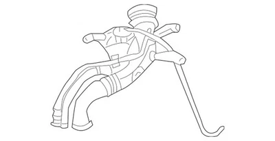 Cuello de llenado original Mercedes-Benz 203-470-19-20 Foto 1 de 2