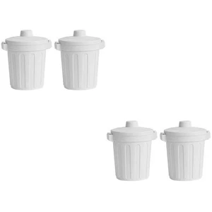  2 PCS Haushalt Mülleimer Tischmülleimer Büromüll Können Mülldose Für Das Amt - Bild 1 von 12