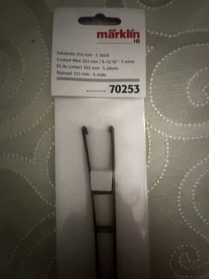 CABLE DE CONTACTO MARKLIN HO 70253 253mm/9-15/16"-5 CABLES Foto 1 de 4