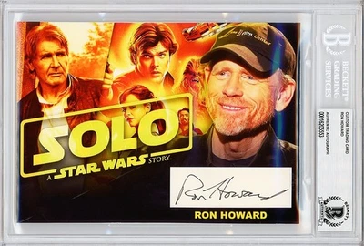 Tarjeta de película Jumbo 5x7 firmada/autógrafo/automática de Star Wars -ron howard- Beckett Bas Foto 1 de 2