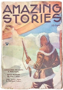 Amazing Stories Science Fiction Pulp Magazine June, 1934.  T O'Connor Sloane, Ed - Picture 1 of 7