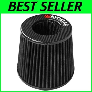 3 Inch 76mm Universal Cone Air Filter - High Flow Design for Enhanced Throttle - Foto 1 di 9