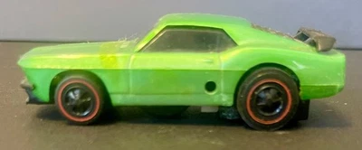 Mustang Hot Wheels Redline Sizzler 70 Green Boss 302 raro difícil de encontrar México necesita arreglado Foto 1 de 4