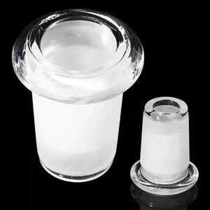 2Pcs 14mm Female to 18mm Male Glass Adapter Converter Reducer Expander Connector - Picture 1 of 7