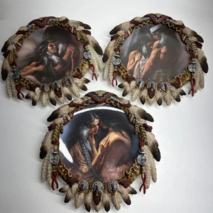 Seelen umarmt ~ Zärtlichkeit ~ Lee Bogle Indian Mates Bradford Wechselteller # 1,2,3 - Bild 1 von 9