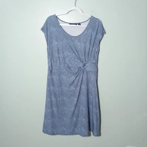 Lands' End Twist Kleid Gr. Large Petite PL, Baumwolle Modal blau Strick maritim - Bild 1 von 11