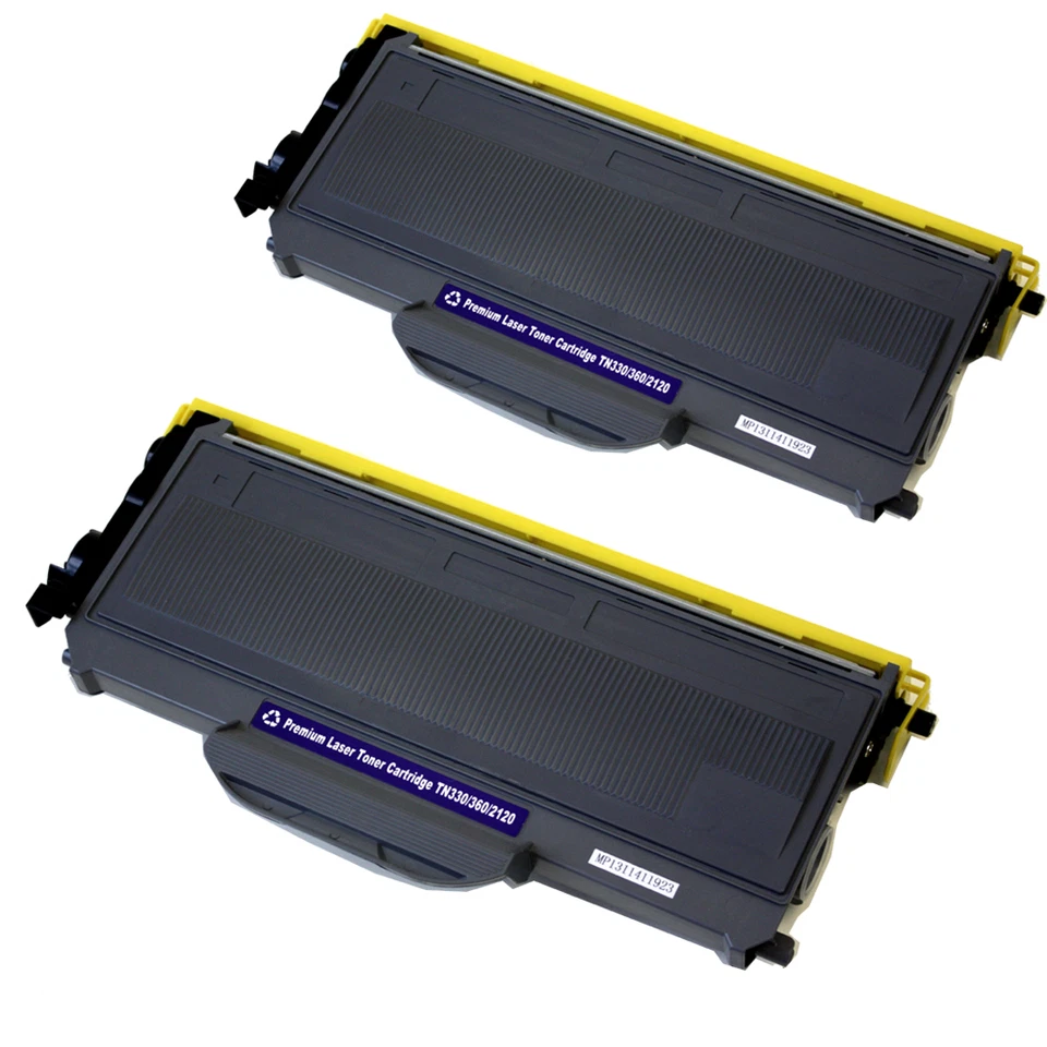 2PK TN-360 Toner for Brother HL-2140 DCP-7030 DCP-7040 HL-2150 MFC-7340 7440 - Image 1 of 1