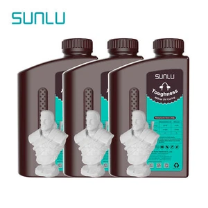 3 x 1 kg Sunlu High Toughness 405 nm résine UV haute ténacité pour imprimante 3D SLA gris - Photo 1/7