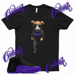 Schwarz Savage Bear Sneaker T-Shirt Match J1 12 Dark Concord 11 WMNS Low - Bild 1 von 3