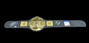 BILL GOLDBERG SIGNED AUTOGRAPH REPLICA TOY WRESTLING BELT "WHO'S NEXT" PSA/DNA - Picture 1 of 3