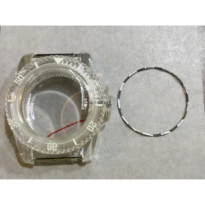40mm SUB Plastic Transparent Watch Case for NH35A/NH35/NH36/4R/7S Watch Movement - Picture 1 of 10