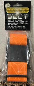 JOGALITE 1200 FT HIGH VISIBILITY ORANGE REFLECTIVE PT BELT ONE SIZE FITS NEW - Picture 1 of 2