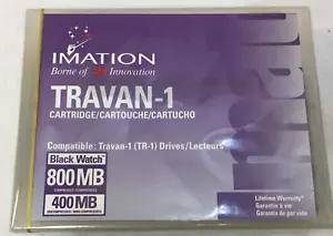 Imation Travan 1 Cartridge 800 MB Compressed 400MB Uncompressed TR-1 Drives NEW - Afbeelding 1 van 1
